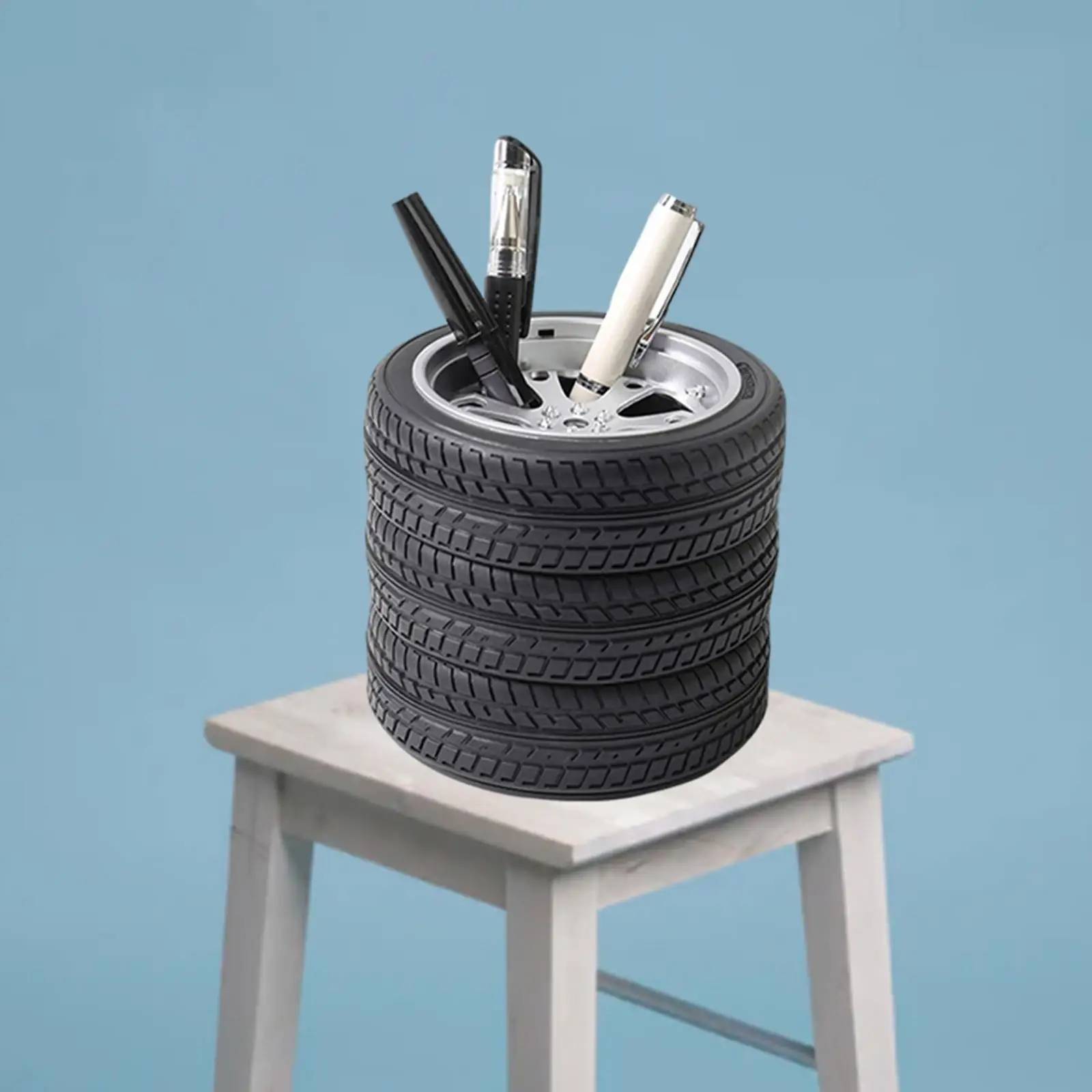 Держатель для ручек в форме колеса декоративный многоцелевой держатель