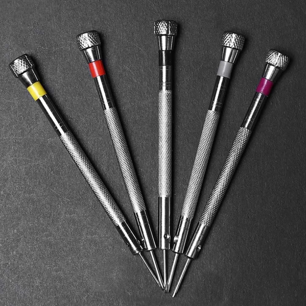

5pcs Mini Small Slotted Cross Screwdriver Set For Watch Repair ToolLaptop Computer Mobile Phone Electronics Repair Hand Tool Kit
