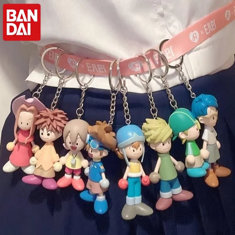 Фото Брелок-гашапон Bandai Digimon Adventure, выпуск 2, фигурка персонажа 4 см, подвеска для рюкзака/сумки, украшение для взрослых №1
