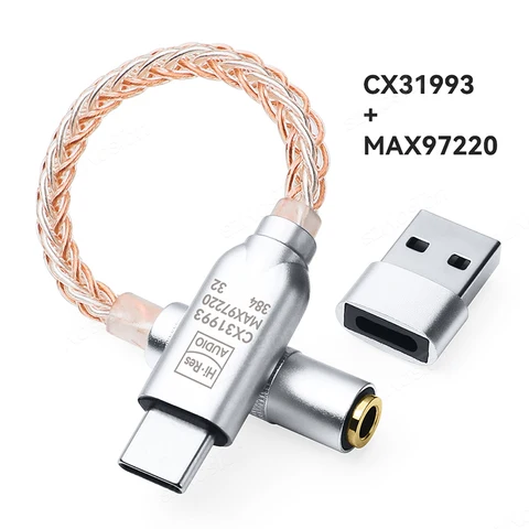 SZKOSTON Адаптер Type-C до 3,5 мм для наушников CX31993