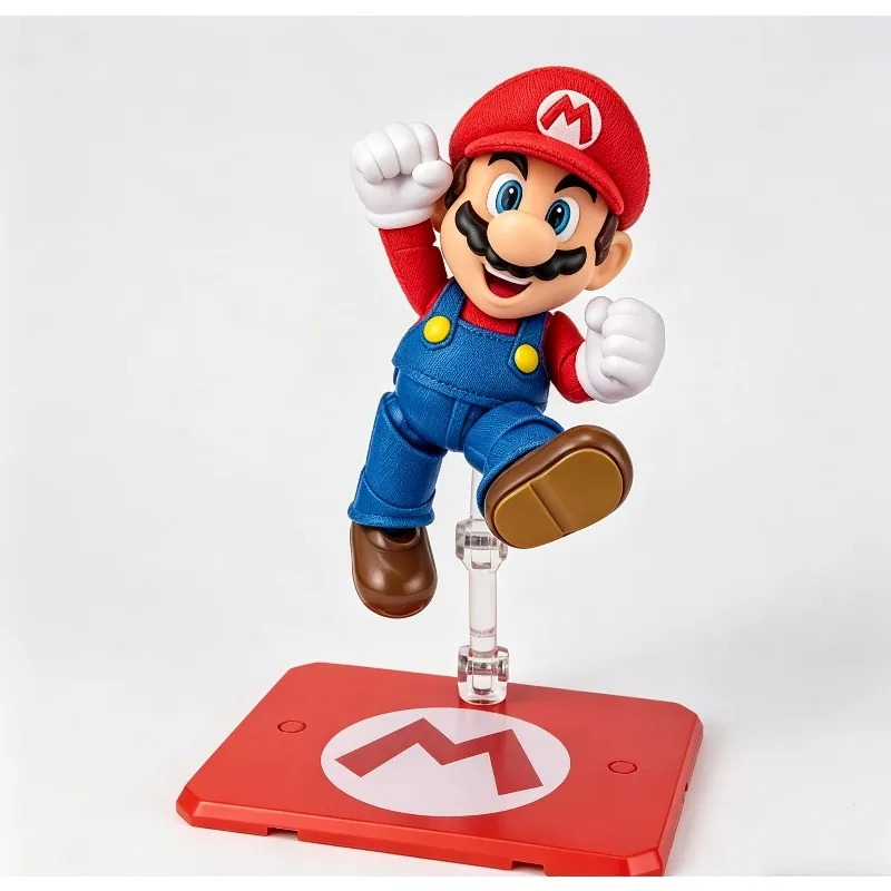 Фото В наличии: Коллекционные фигурки Super Mario SHF от Bandai – Модели для декора рабочего стола, игрушки, аниме-персонажи №5