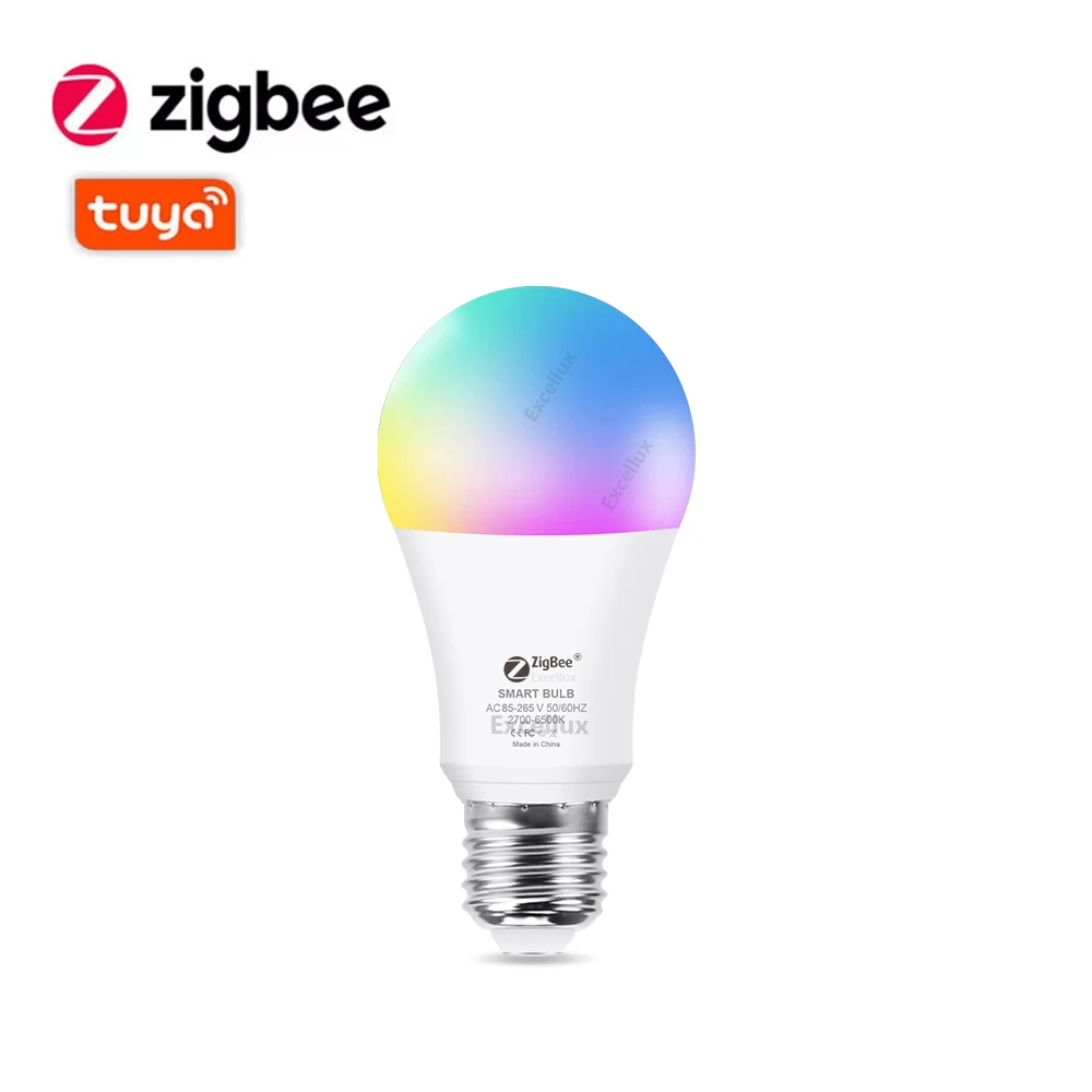

Excellux Туя E27 Zigbee 3.0 RGBW Светодиодная лампа 15/18Вт