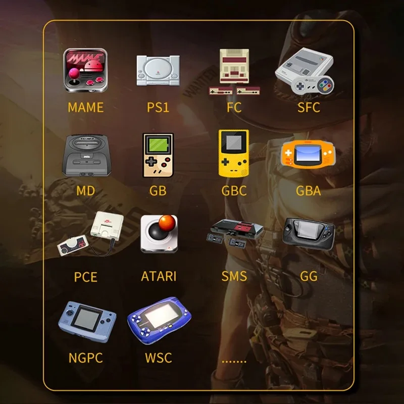 Игровая консоль SF3000 4 5-дюймовый портативный игровой плеер 64G 20000 ретро-игры
