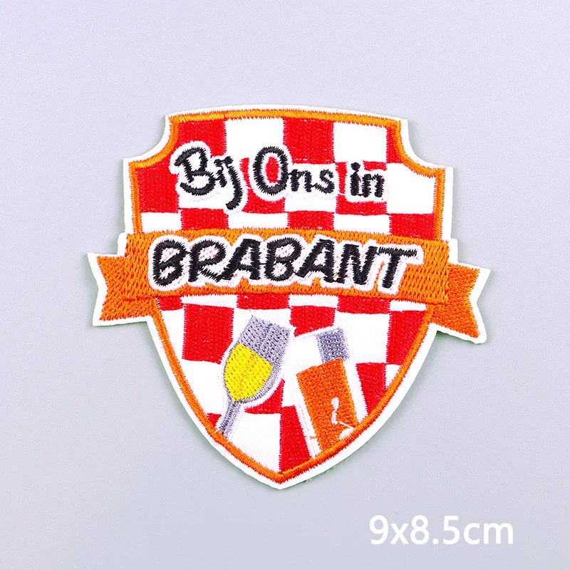 Holandlands Oeteldonk Kruikenstad Brabant Carnival железные нашивки для одежды City ​ Фестивальные значки