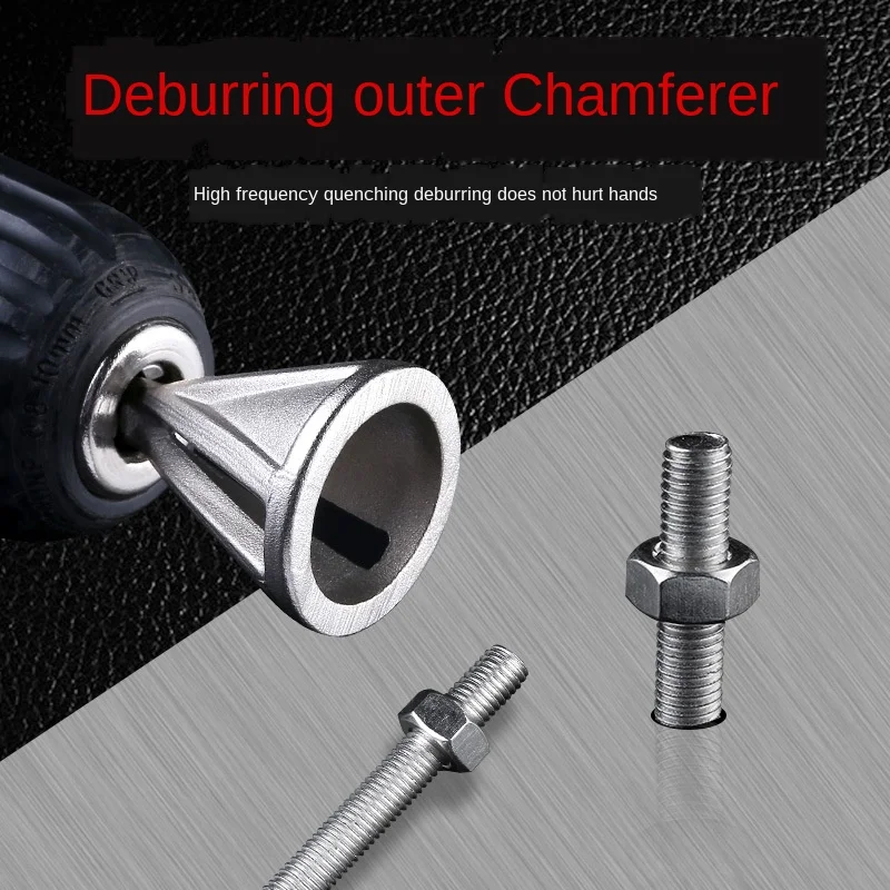 

Stainless Drill Bit Deburring External Chamfer Tool Hardness Steel Metal Remove Burr Tools 28mm for Drills