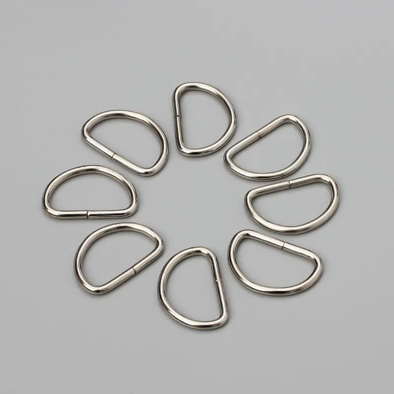 

Wholesale For Connecting Metal D Ring Non Welded for Belt Buckles Handbag Accesseries dog leash Connecting Seamless Stainless