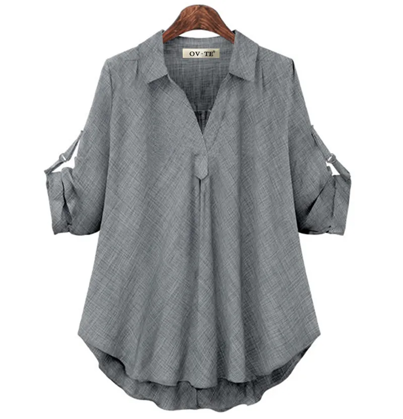 

Europe and The United States fashion casual women's clothing spring and Autumn 2022 new shirt loose slim medium long tshirt