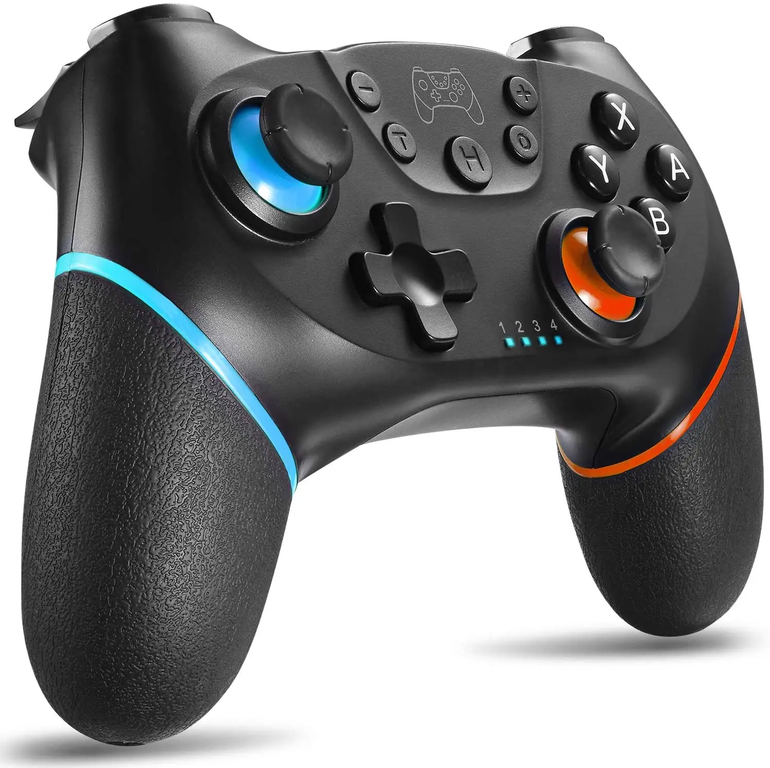 

Switch Controller, Wireless Pro Controller for Switch Remote Gamepad with Joystick, Adjustable Turbo Vibration, Ergonomic