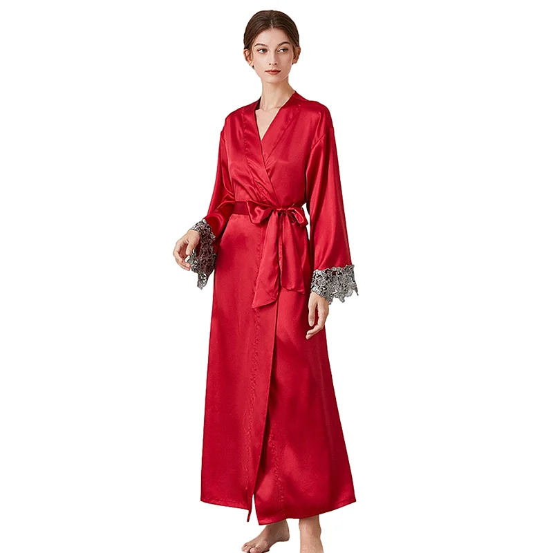 Silk Robes for Women New Silk Kimono Bathrobe Women Silk Bridesmaid Robes Sexy Satin Sleepwear Robe Ladies Dressing Gowns