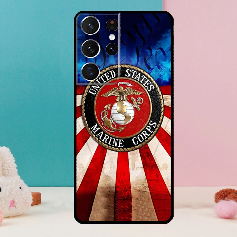 United States Marine Corps LOGO Coque For Samsung Galaxy S20 FE S21 Ultra S9 S10 Note 10 Plus 20 S22 Phone Case