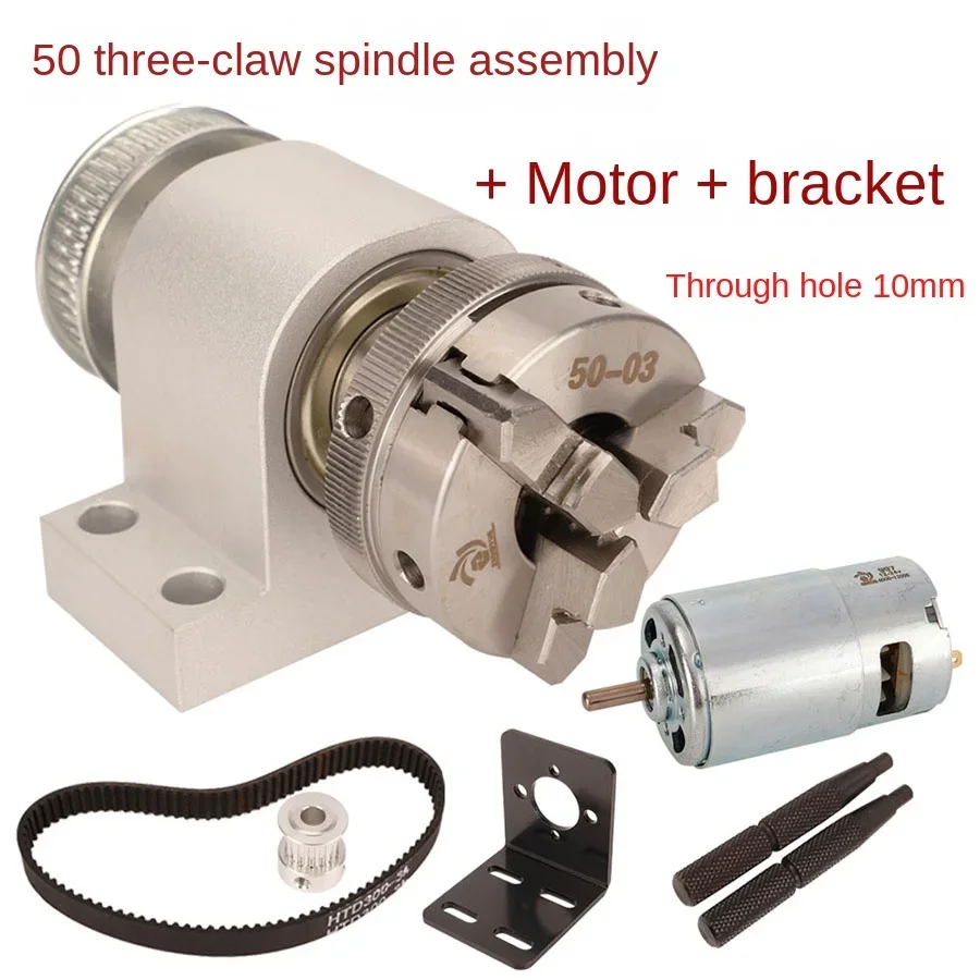 Мини Шпиндельный Токарный станок с тремя кулачками и четырьмя Карманный ручной