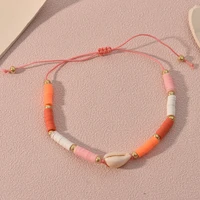 new multicolor fashion bracelet pottery clay shell handmade bracelet fashion beach ins jewelry