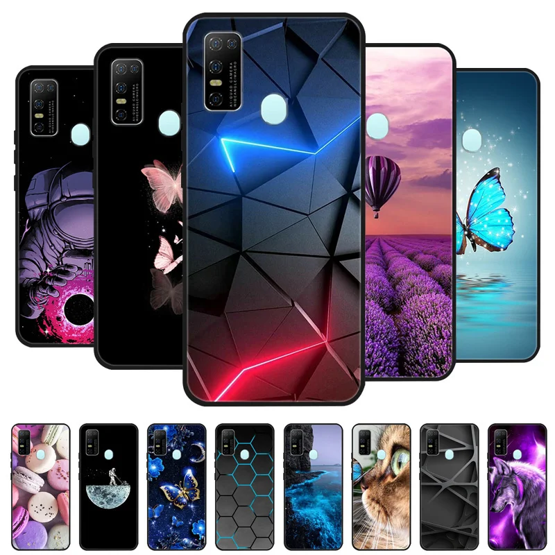 Чехол для TCL 20 SE Мягкая силиконовая задняя крышка телефона TCL20SE TCL20 20SE чехол чехлы