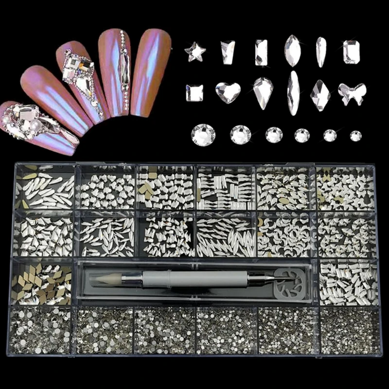 

Разнообразные искусственные украшения для ногтей