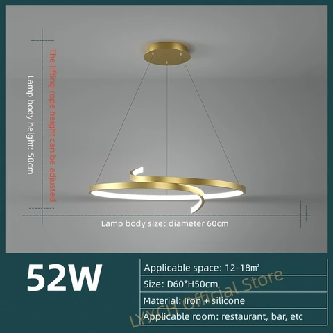 Скандинавская минималистская Потолочная люстра, железная круглая Подвесная лампа для ресторана, бара, офиса, кафе, украшение для дома