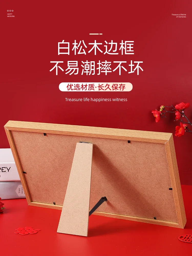 Подставка для хранения заказных фотографий с сертификатом брака подставка