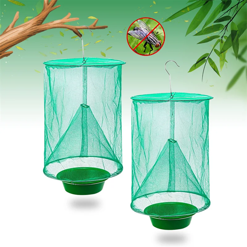 

The Ranch Fly Trap Reusable Fly Catcher Killer Cage Net Trap Pest Bug Catch For Indoor Or Outdoor Family Farms Restaurants