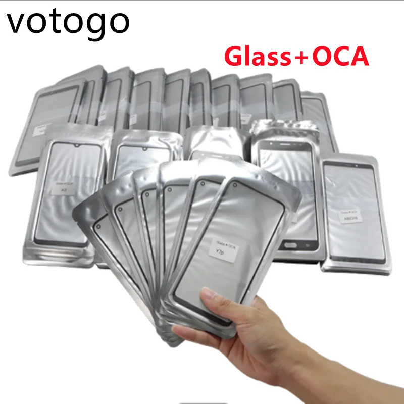 5 шт. сенсорный экран стеклянный объектив + OCA для Huawei Honor 8 8X 9 9X 10 20 30 Lite X20 X30 max Play 3 4T
