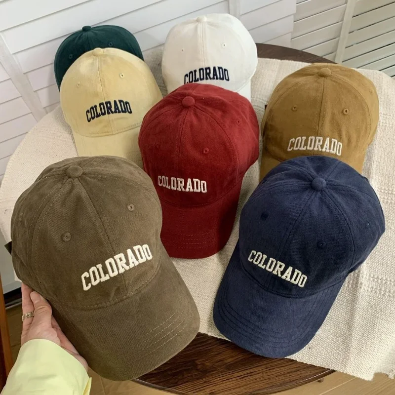 S Adjustable Women Cap Solid Color Visor Hats Sun Hats Men Cap