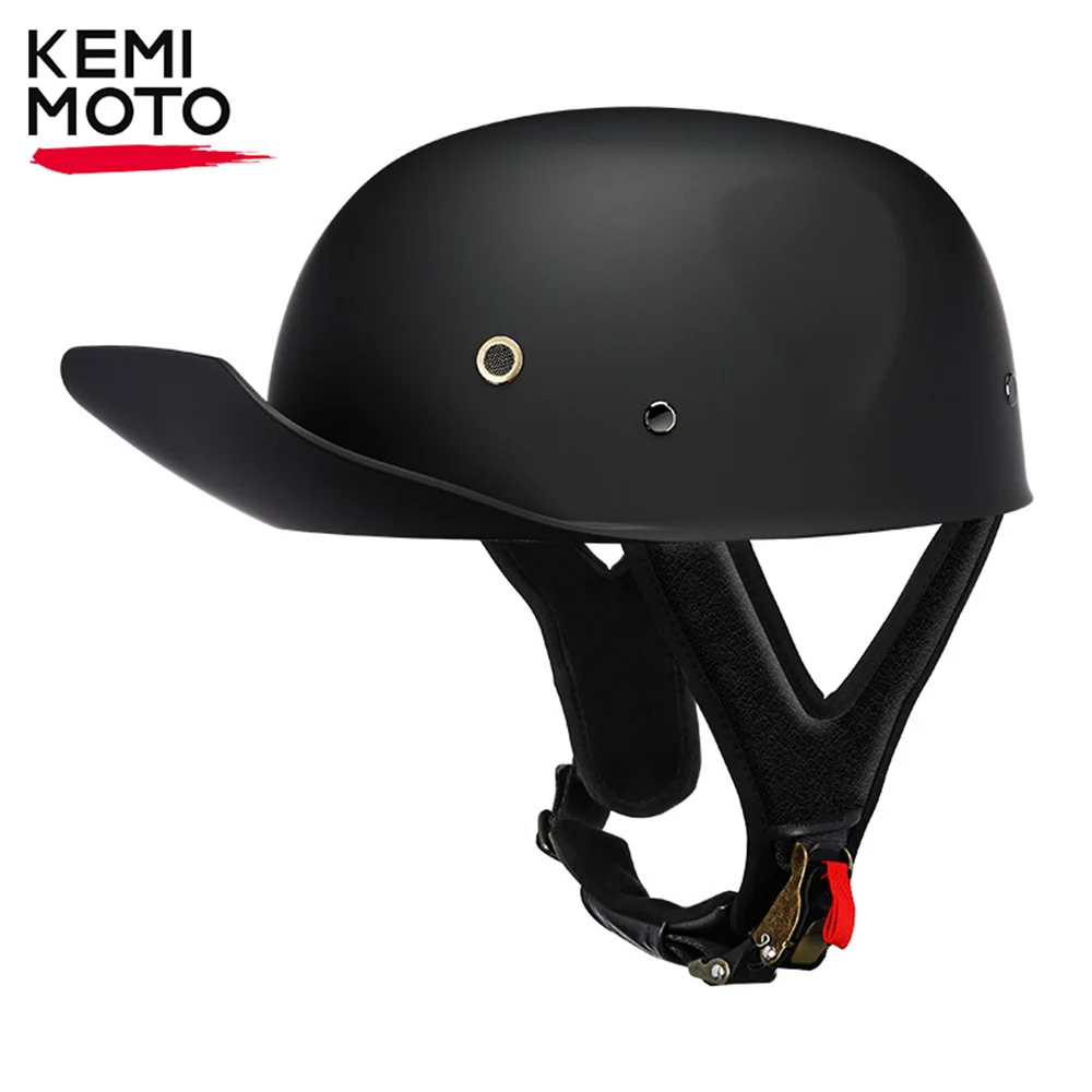 Motorcycle Helmet Retro Vintage Half Helmet Motorbike Racing Half Face Helmets Scooter Biker Motorbike Moto Riding Helmet Casco