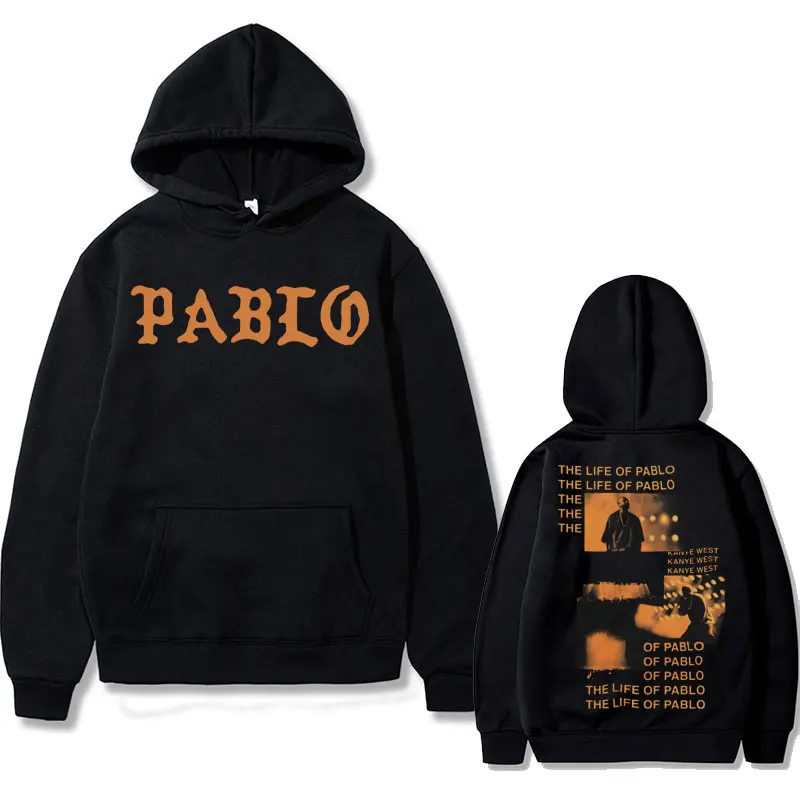 

Men Women Fashion Cotton Hoodies Sweatshirt Men's Brand Loose Streetwear Kanye West THE LIFE OF PABLO Album Music Print Hoodie