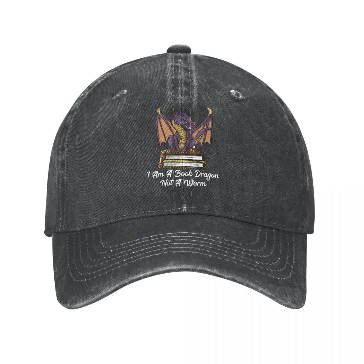 

I Am A Book Dragon Not A Worm Baseball Cap cowboy hat Peaked cap Cowboy Bebop Hats Men and women hats