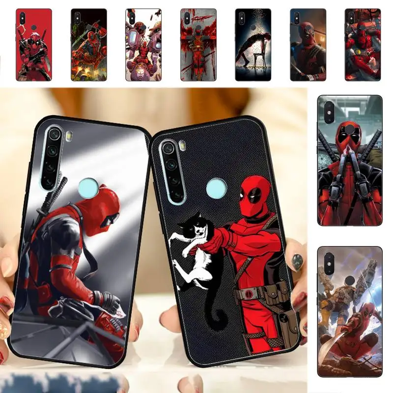 

Disney Deadpool Phone Case for Redmi Note 8 7 9 4 6 pro max T X 5A 3 10 lite pro