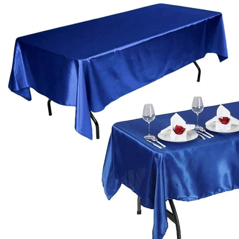 

Washable Polyester Fabric Rectangular Tablecloth, Used for Wedding Parties, Holiday Dinners, and Banquet Decorations