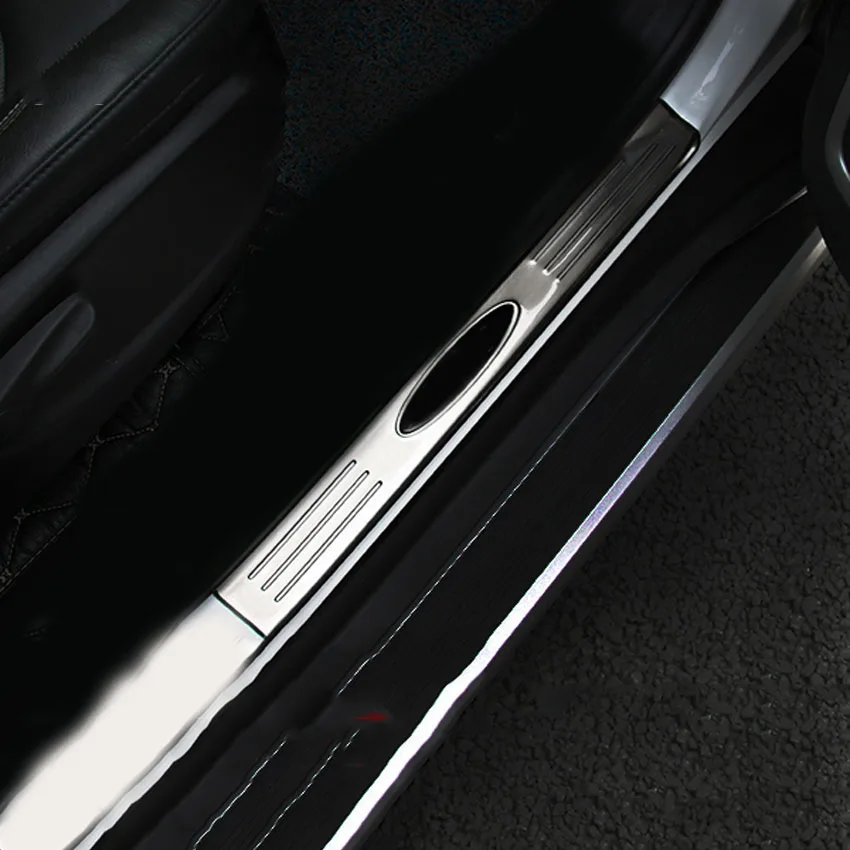 

Car Styling Stainless Steel Pedal Door Sill Scuff Plate Stick External Threshold For Jeep Compass 2017 2018 2019 2020 2021 2022