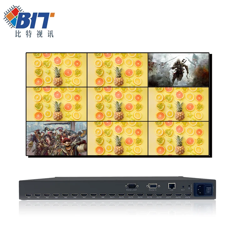 

HDMI 9-in-9-out all-digital matrix switcher for 3D video 4k x 2k