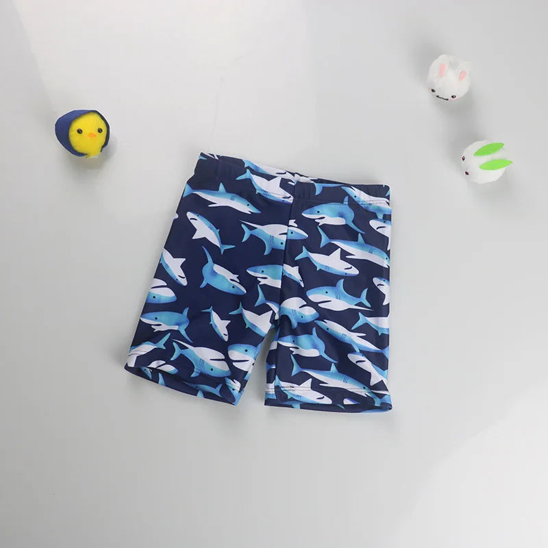 

Boys Swimming Pants Sharks 2-8-10 Years 2022 New Summer Casual Beach Shorts Baby Fashion Pants Children's Clothing Kids Swimwear