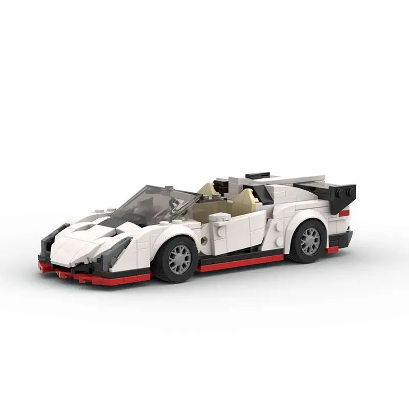 MOC Veneno Roadster скоростные чемпионы, супер спортивные автомобили, строительные блоки, набор кирпичей, детские игрушки, подарки для мальчиков и девочек