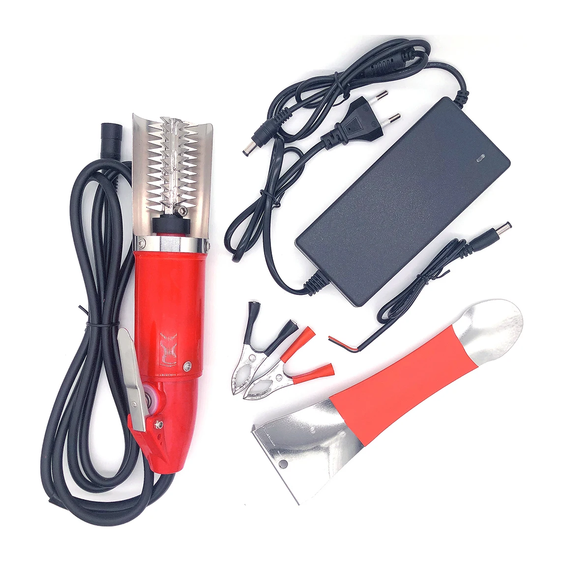 

Электрический чешуйщик для рыбы, чистящее средство, аккумулятор средство для удаления запаха рыбы 120 Вт, водонепроницаемые ножи для морепро...