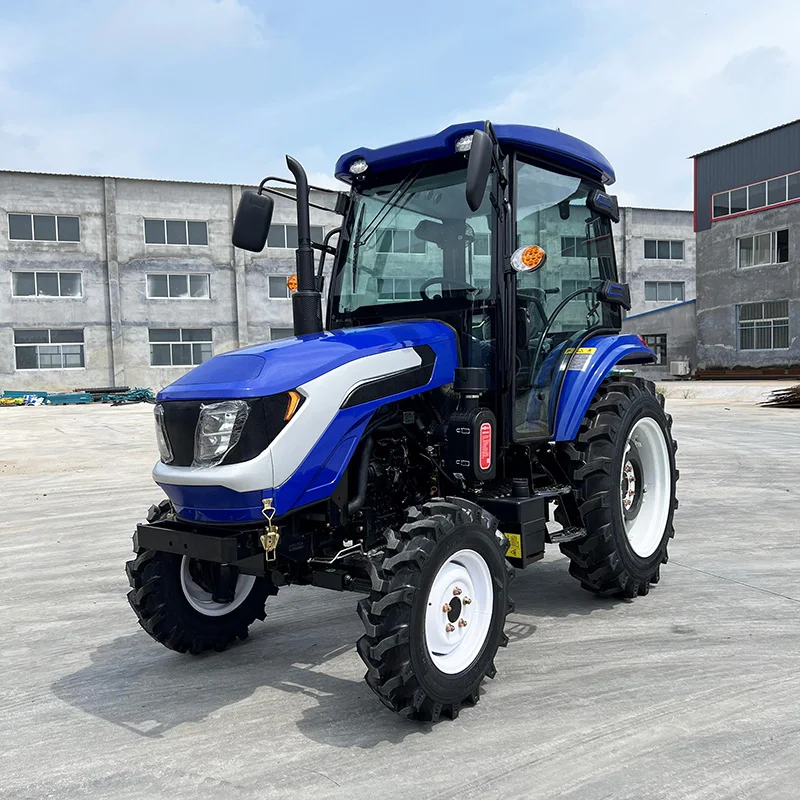 Фото Мини-трактор 4x4 мощностью 80 л.с. для сельского хозяйства, дизельный, с дисковым плугом и сеялкой №2