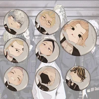 anime tokyo revengers brooch cartoon badge pin for clothes accessories backpack decor fans gift collection