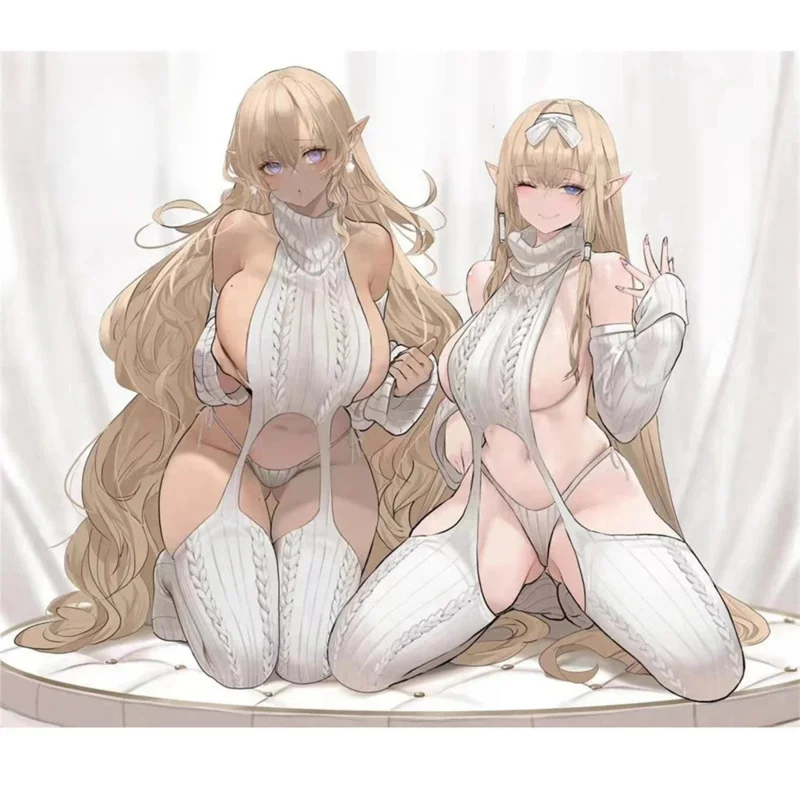 WAT91 AGCOS оригинальный дизайн костюм кремовый свитер с открытой спиной костюмы