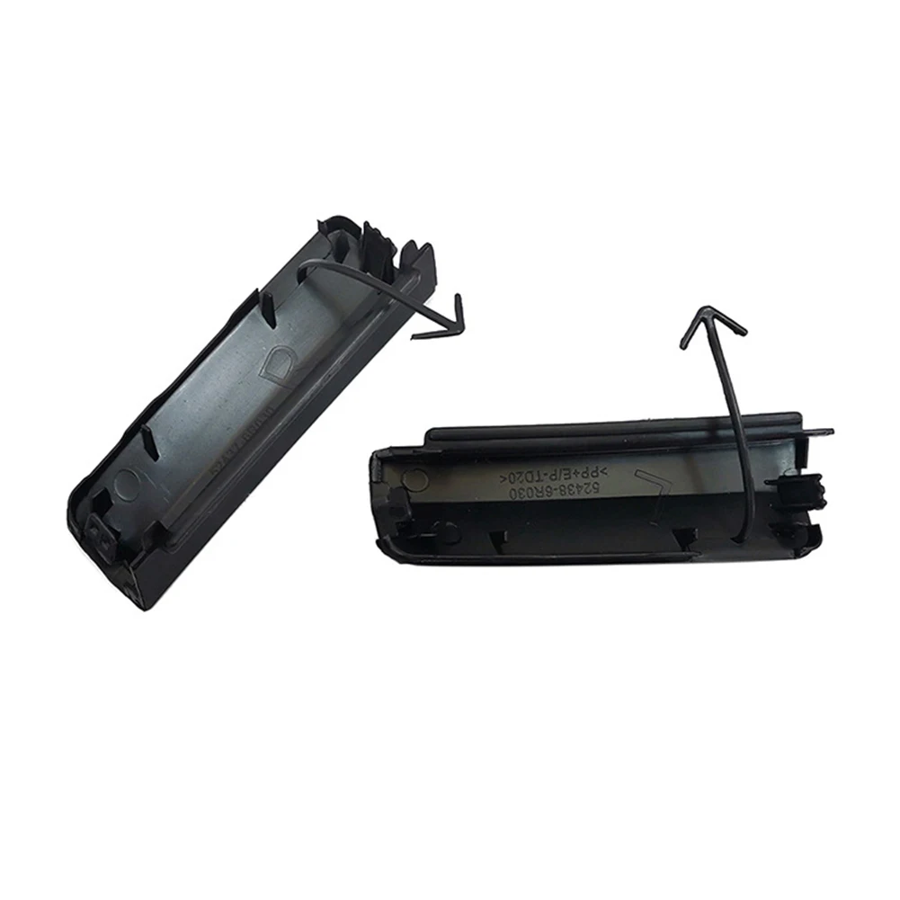 

2PCS Car Front Left & Right Bumper Tow Hook Cover Cap For Toyota RAV4 2019-2020 Plastic Exterior Bumpers Car Accessories