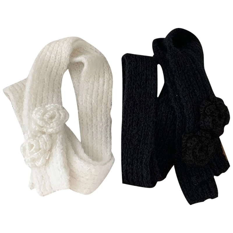 Зимний теплый шарф Мягкий сладкий стильный Уличный тренд Темпераментный