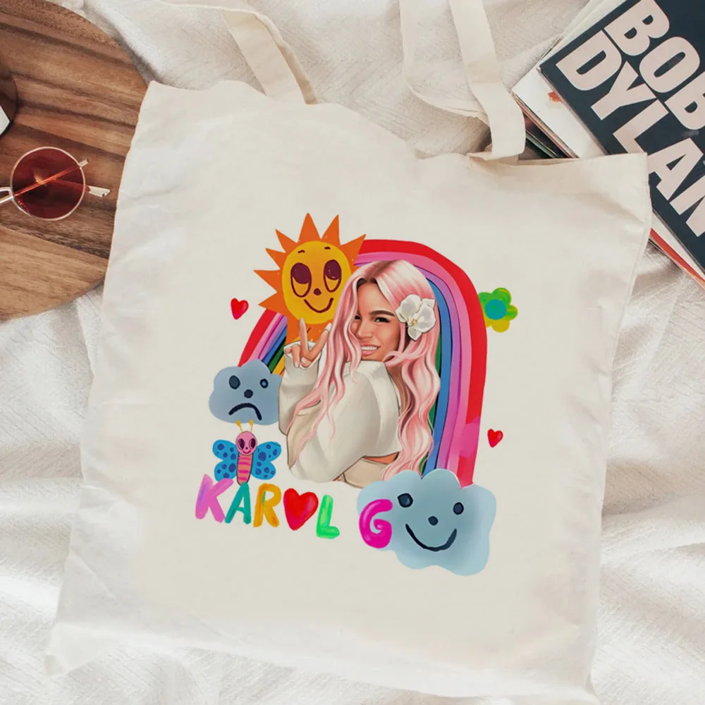 Сумка для покупок Karol g шоппер многоразовые сумки сумка из джута тоут тканые