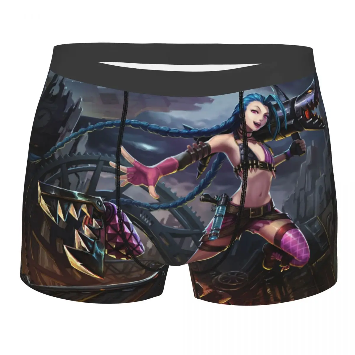 

JINX Arcane LOL Underpants Breathbale Panties Male Underwear Ventilate Shorts Boxer Briefs