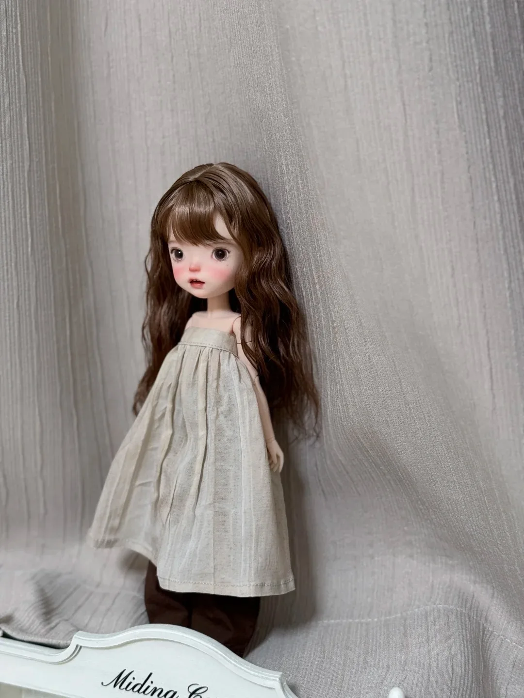 Фото Новая кукла BJD 1/6, полный набор Сяо Наши, милая девушка, высококачественная игрушка из смолы, подарок на день рождения, детские куклы в предложениях, шарнирные №3