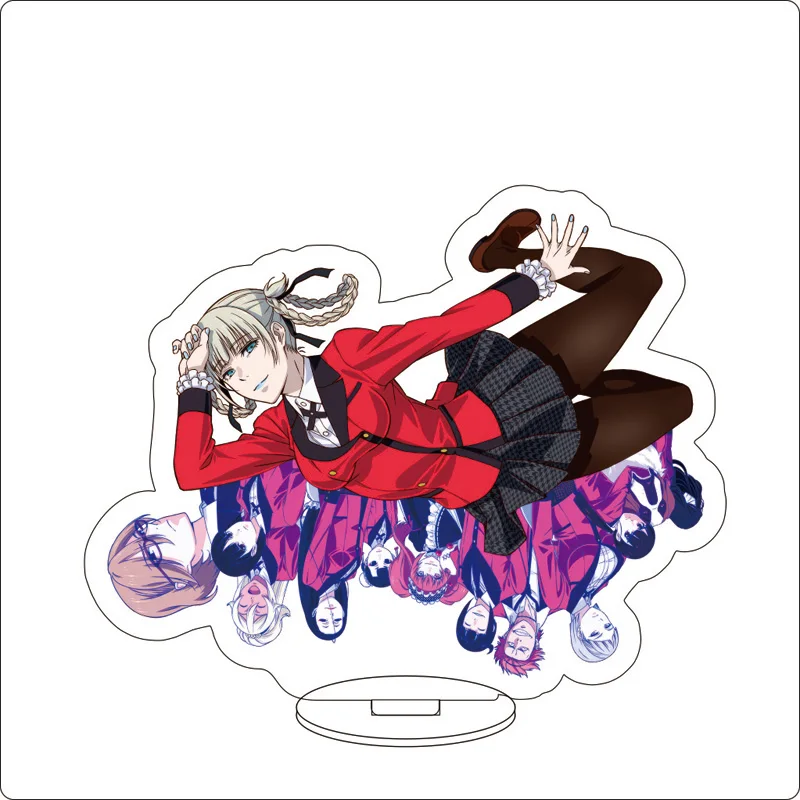 Фото Аниме Kakegurui акриловая подставка украшения Momobami Kirari Saotome Meari Ryōta Suzui Jabami Yumeko фигурка подставка подарки на Хэллоуин №2