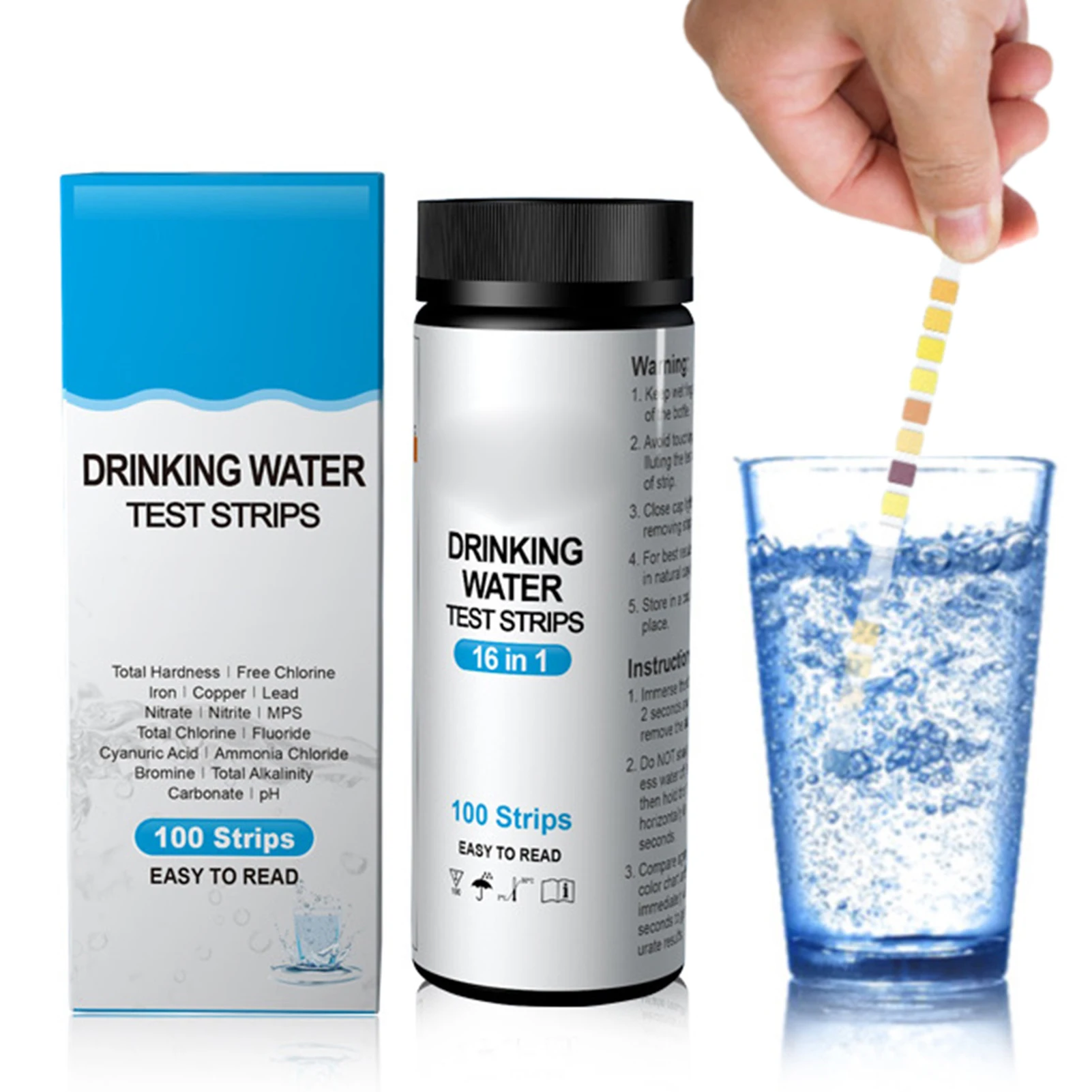 

Набор для тестирования воды, 16 в 1, er 100 полосок