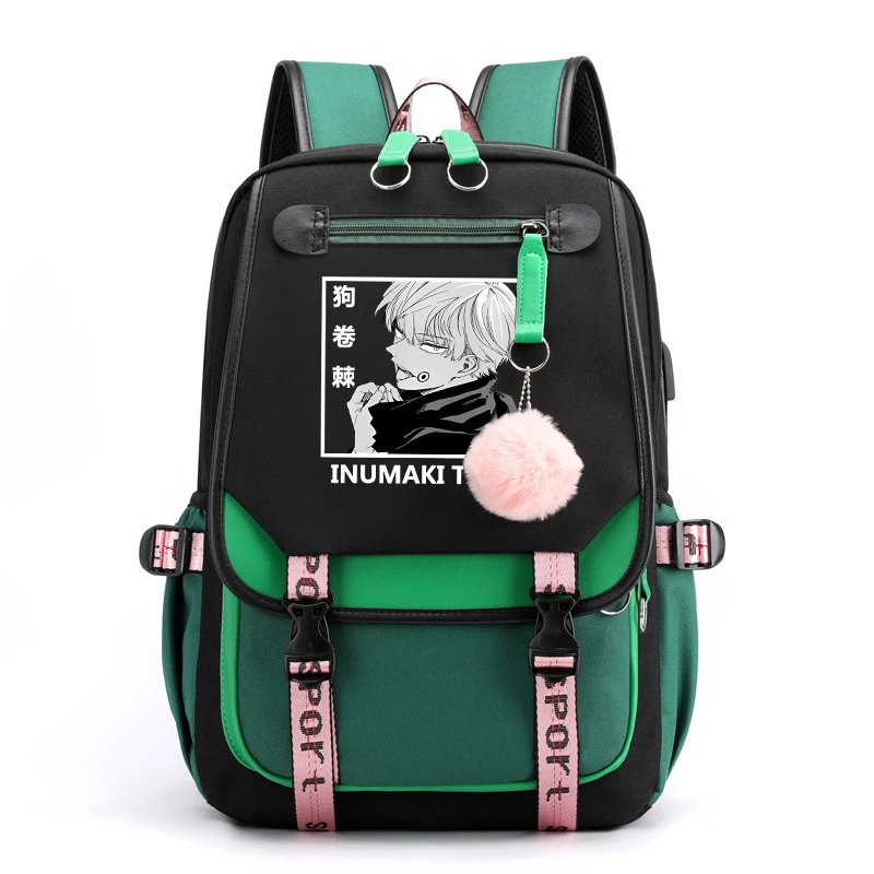 Рюкзак с рисунком аниме Inumaki Toge для женщин и мужчин повседневный уличный рюкзак