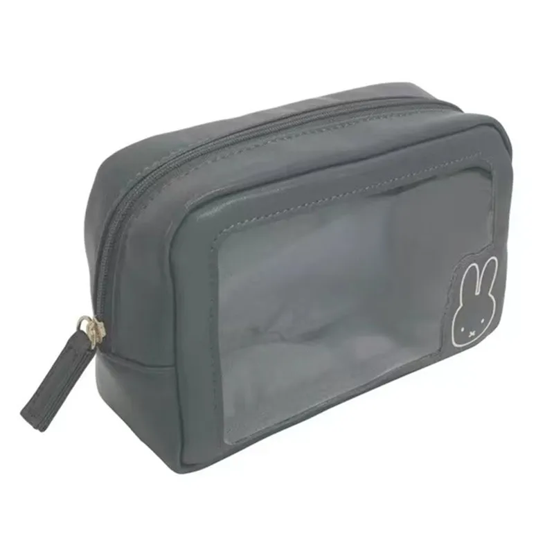 Kawaii Miffy полупрозрачная косметичка большой емкости водонепроницаемая