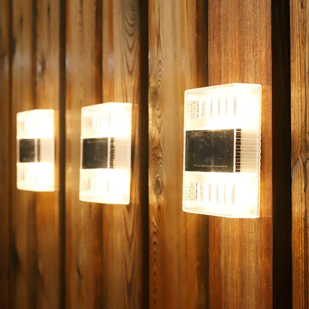 

6LEDSolar Wall Lamp Upper and Lower Lighting Outdoor Waterproof Courtyard Villa Decoration Lamp Staircase Fence Fluorescent Lamp