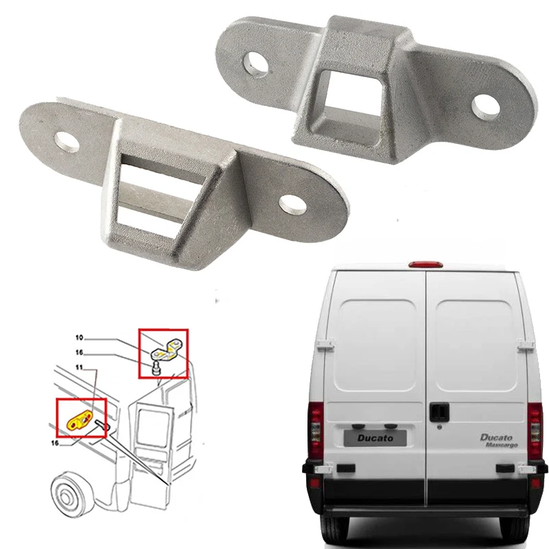 

Rear window lock rear top + bottom for Daily Ducato Jumper Boxer 1303898080, 500330140 1303896080, 500330150