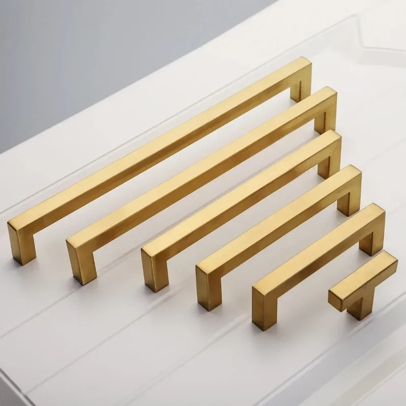 Ручки для шкафа кухонные дверные ручки ящиков из алюминиевого сплава матовая