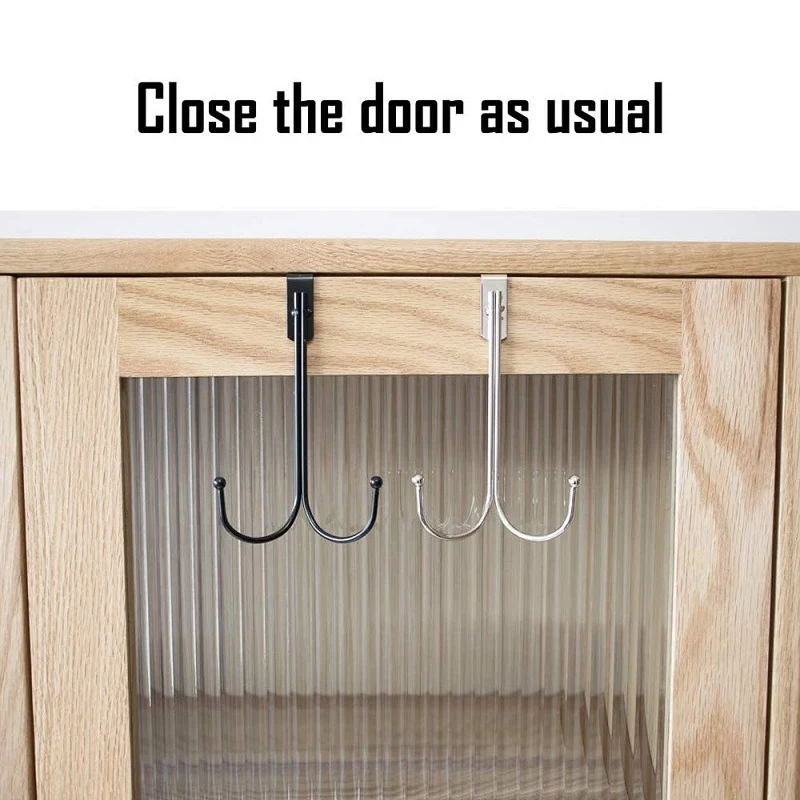 

1 упаковка, двойные металлические крючки-Вешалки для одежды, пальто, шляп