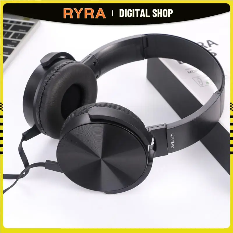 

RYRA Bass Wired Gaming Headset Hifi Sound Quality Foldable 3.5mm Plug Flexible Adjustable With Microphone Headset PC MP3 Phone